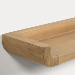 Set de 2 étagères Shamel en teck