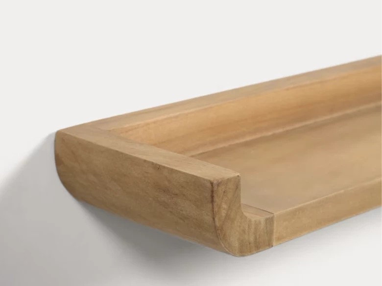 Set de 2 étagères Shamel en teck