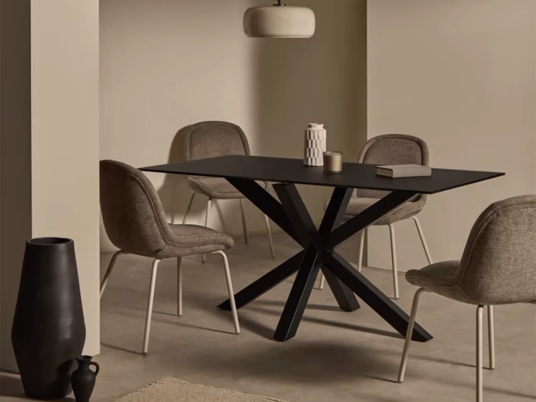 Chaise Aimin marron clair