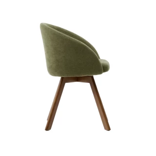 Chaise pivotante Marvin verte