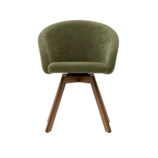 Chaise pivotante Marvin verte