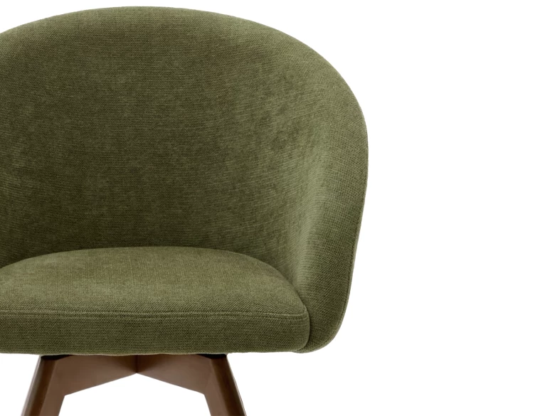 Chaise pivotante Marvin verte