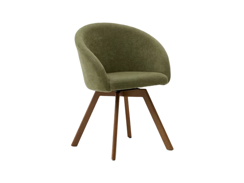 Chaise pivotante Marvin verte