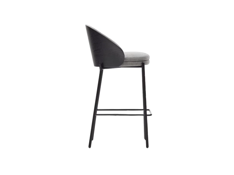 Tabouret Eamy gris 65cm