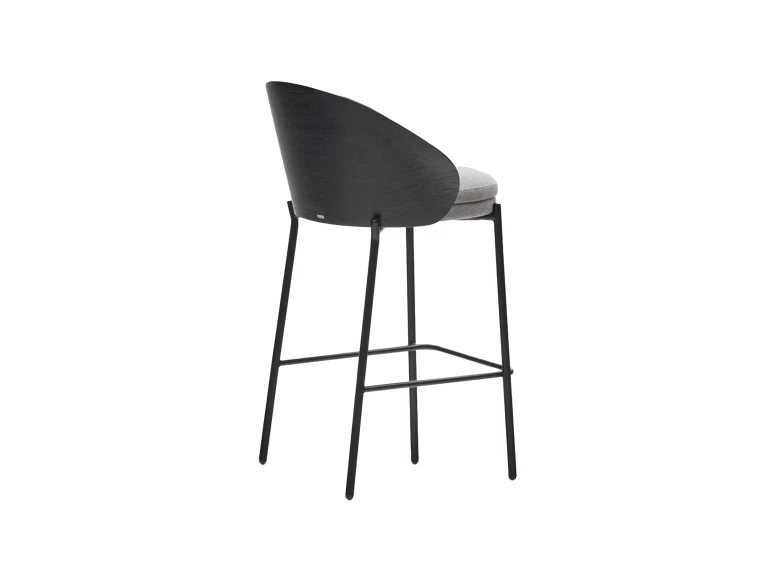 Tabouret Eamy gris 65cm