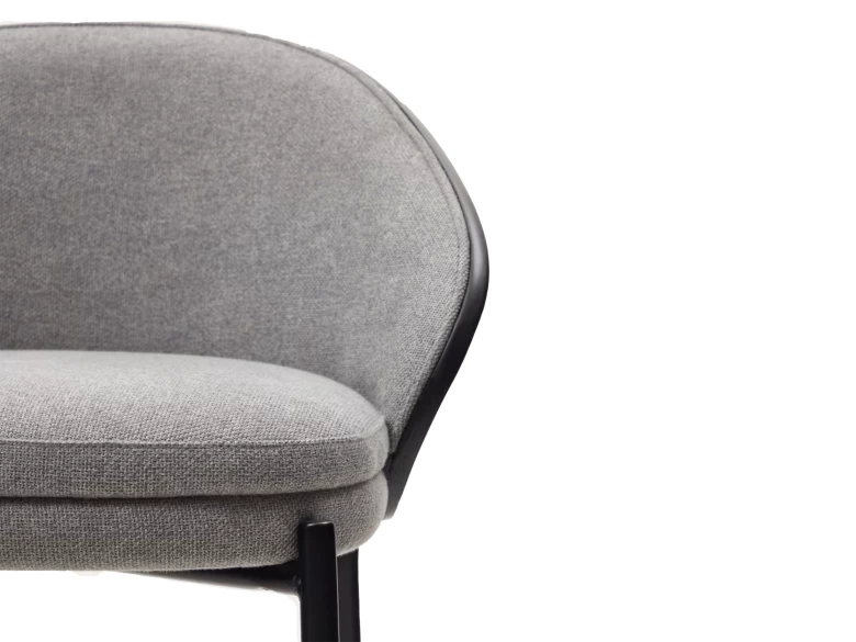 Tabouret Eamy gris 65cm