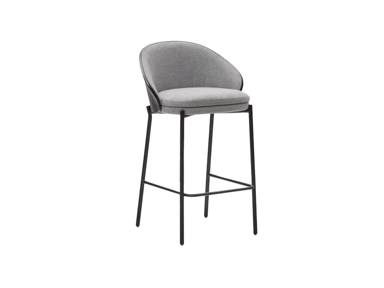 Tabouret Eamy gris 65cm