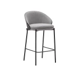 Tabouret Eamy gris 65cm - 3