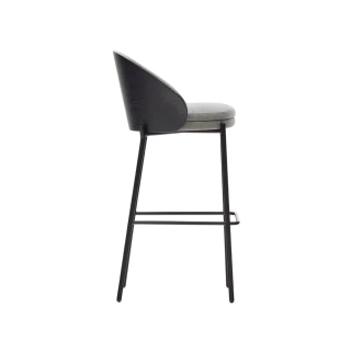 Tabouret Eamy gris 77cm