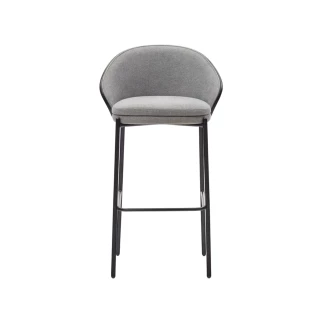 Tabouret Eamy gris 77cm