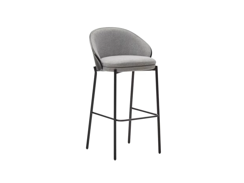 Tabouret Eamy gris 77cm