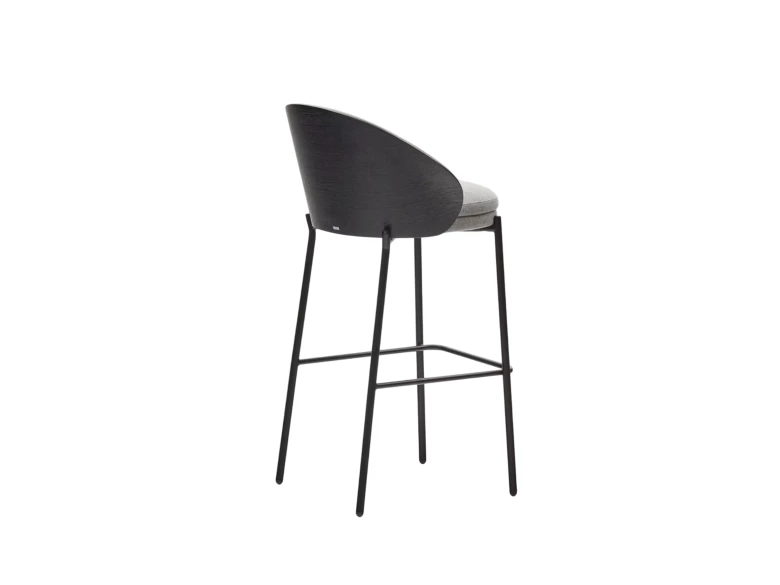 Tabouret Eamy gris 77cm