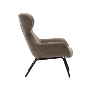Fauteuil Belina marron clair