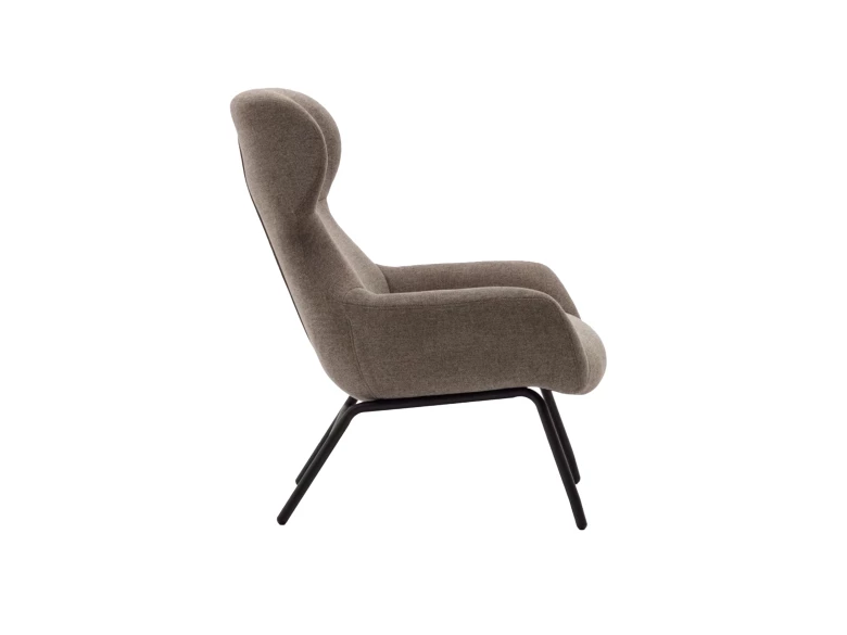 Fauteuil Belina marron clair