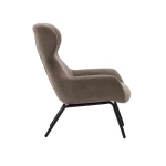 Fauteuil Belina marron clair - 2