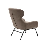 Fauteuil Belina marron clair - 3