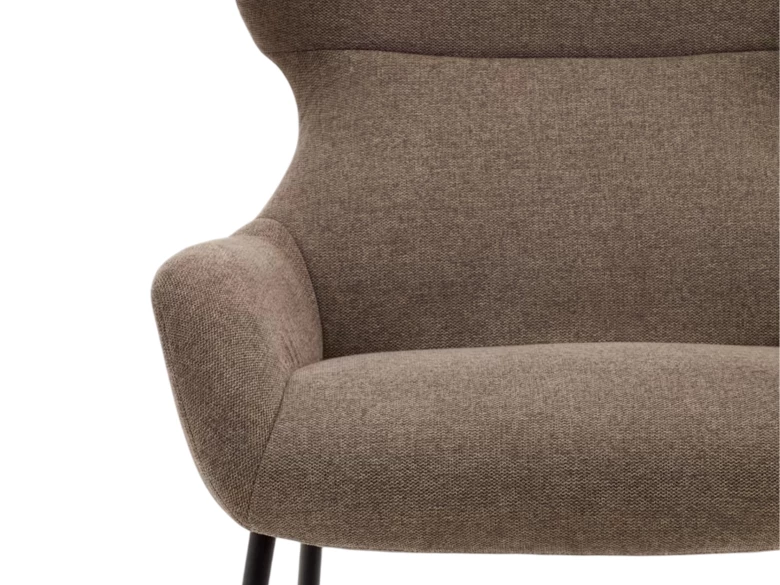 Fauteuil Belina marron clair