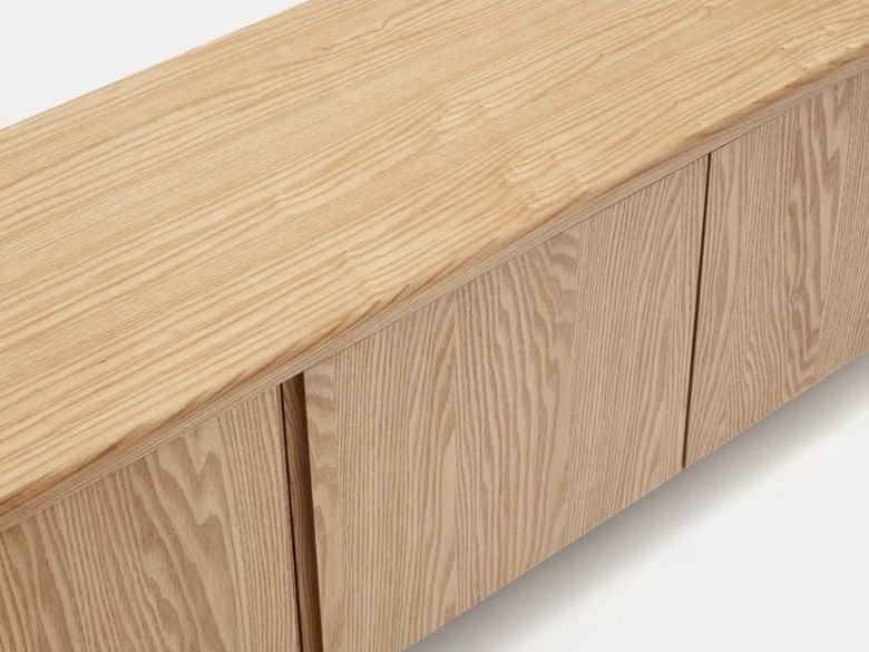 Meuble TV Salaya en frêne naturel