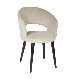 Chaise Ambra beige-noir