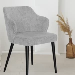 Chaise Avery gris-noir - 2