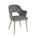 Chaise Anceska grise - 3