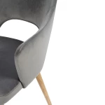 Chaise Anceska grise - 5