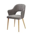 Chaise Anceska grise - 1