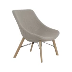 Fauteuil Auki avec pieds en bois S115 - 3