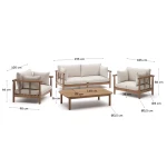 Salon de jardin Sacova 2 - 5