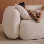 Canapé Martina bouclette écru - 3