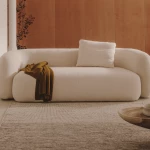 Canapé Martina bouclette écru - 2