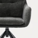 Chaise pivotante Lexa verte - 3