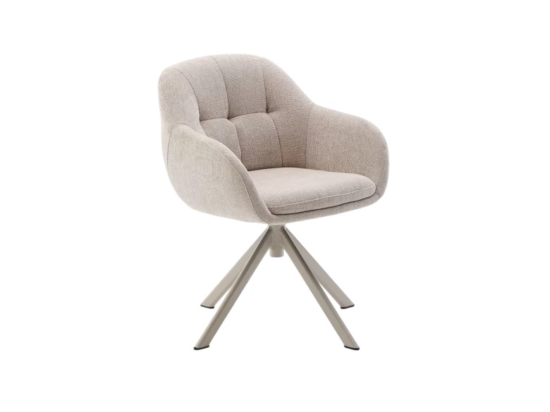 Chaise pivotante Dorina beige