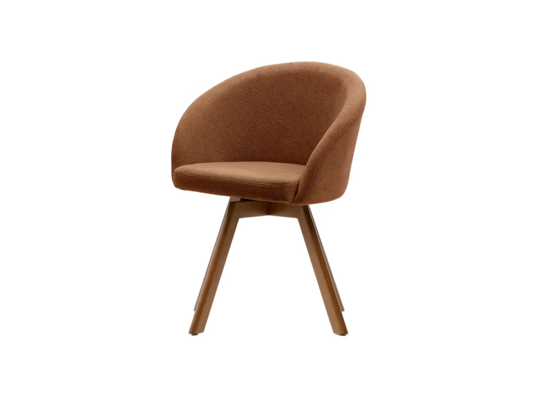 Chaise pivotante Marvin marron