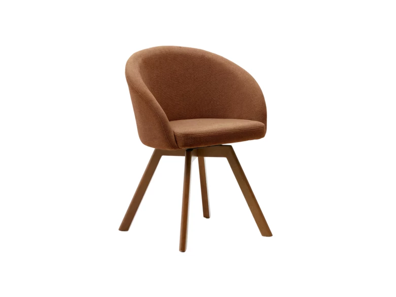 Chaise pivotante Marvin marron