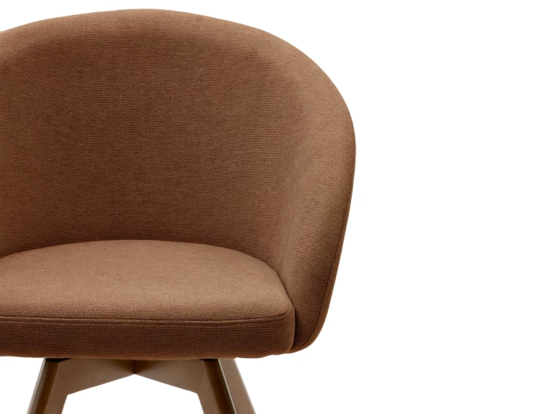 Chaise pivotante Marvin marron