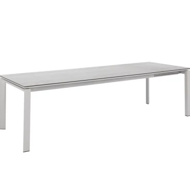 Table de jardin extensible Bettini blanche