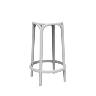 Tabouret Brooklyn H66 - blanc (lot de 2)