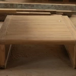 Table basse london – teck recyclé - 2