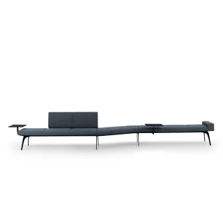 Banc modulaire Millepiedi (configuration longue)