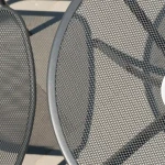 Table ronde Combo 4 places - fer ancien - 2