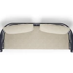 Canapé 3 places Collier - fer ancien / tissu beige - 6