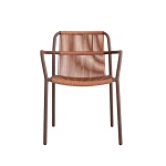 Chaise Sweep - rouille / cannelle (lot de 4) - 4