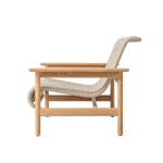 Fauteuil Tomus - teck / corde beige - 3