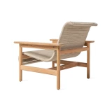 Fauteuil Tomus - teck / corde beige - 4