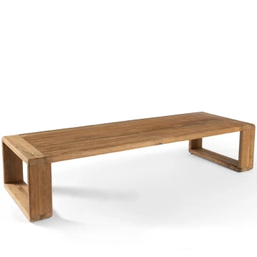 Table Low Dining Susan - teck recyclé