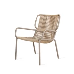 Fauteuil Lounge Ribbon - taupe / sable (lot de 2) - 1