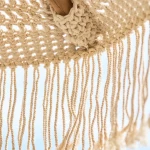 Pack Parasol Macramé Naturel & Socle Lucca - 6