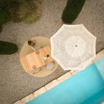 Pack Parasol Macramé Naturel & Socle Lucca - 5