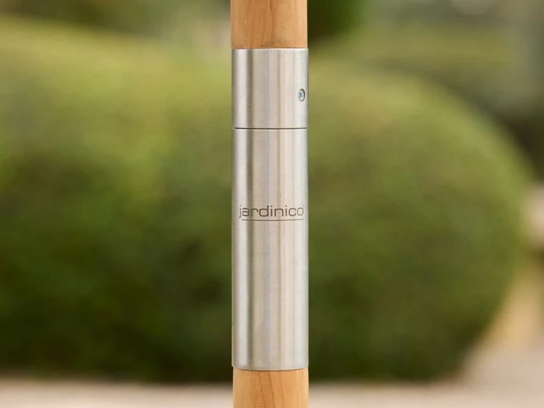 Pack Parasol Macramé Sable & Socle Lucca